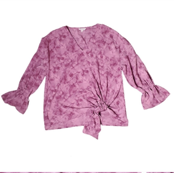 Juicy Couture Tie Dye Bell Sleeve Top - Picture 7 of 9